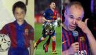 إنييستا وبرشلونة.. رحلة استثنائية تغلفها الدموع