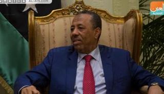 عبدالله الثني رئيس الحكومة الليبية المؤقتة