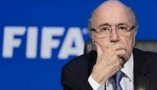 جوزيف بلاتر رئيس الاتحاد الدولي السابق