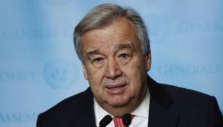 الأمين العام للأمم المتحدة أنطونيو جوتيريس