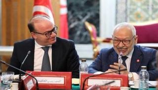 إلياس الفخفاخ وراشد الغنوشي- أرشيفية