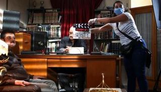 جانب من تصوير مسلسل 