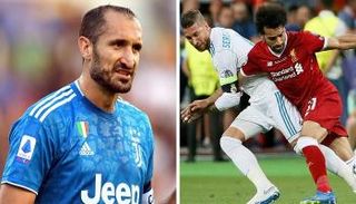 جورجيو كيليني ومحمد صلاح وسيرخيو راموس