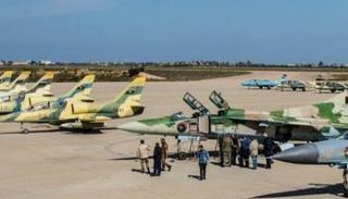 قاعدة الوطية الجوية الليبية - أرشيفية