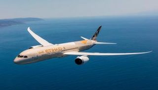 طائرة تابعة لشركة الاتحاد للطيران