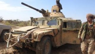 مدرعة استعادها الجيش اليمني من مليشيا الحوثي خلال معارك بمأرب - أرشيفية