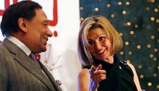 يسرا وعادل إمام في لقاء سابق