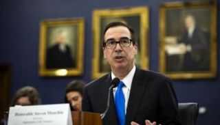  وزير الخزانة الأمريكي ستيفن منوتشين 