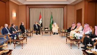 جانب من المباحثات السعودية العراقية
