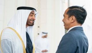 الشيخ محمد بن زايد آل نهيان وجوكو ويدودو - أرشيفية