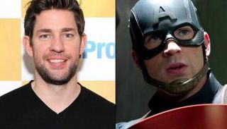 جون كرازينسكي والنجم كريس إيفانس في شخصية 