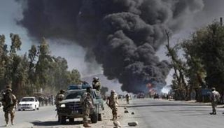 جانب من انفجار سابق في العاصمة الأفغانية