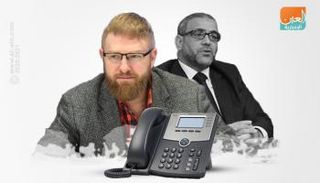 الصحفي الروسي أليكسندر مالكيفيتش والإخواني خالد المشري