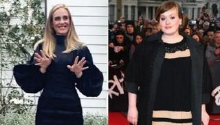 أديل قبل وبعد خسارة وزنها