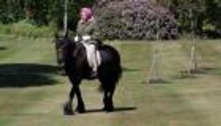 الملكة إليزابيث على ظهر حصان في أول ظهور منذ "إغلاق كورونا"