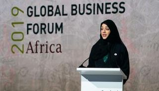 ريم بنت إبراهيم الهاشمي وزيرة الدولة لشؤون التعاون الدولي بالإمارات
