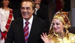 الفنانة المصرية شهيرة وزوجها الفنان محمود ياسين - أرشيفية