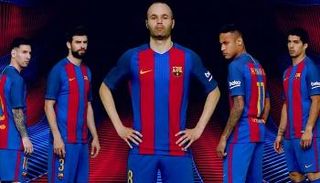 برشلونة بدون الشعار القطري