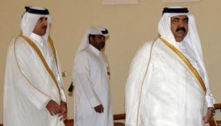 حمد بن خليفه وابنه تميم