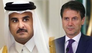 جوزيبي كونتي وتميم بن حمد