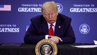 الرئيس الأمريكي دونالد ترامب