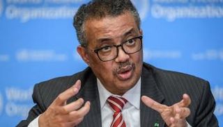 مدير منظمة الصحة العالمية تيدروس أدهنوم جيبريسوس