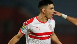 أشرف بنشرقي لاعب الزمالك المصري