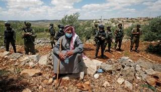 احتجاجات فلسطينية على قرارات الضم