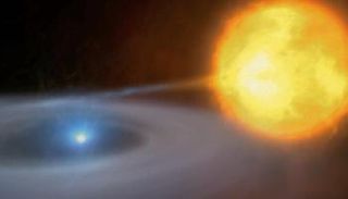 نظام للنجوم الثنائية يعمل أحيانا كنجم نيوتروني وأحيانا كنجم نابض