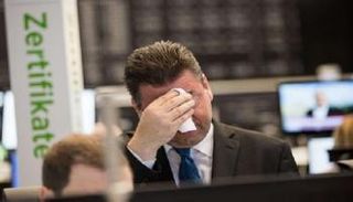  متعامل في بورصة فرانكفورت - أرشيفية 