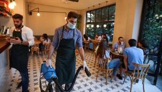 مطعم في العاصمة الأردنية عمان