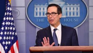  ستيفن منوتشين وزير الخزانة الأمريكي 