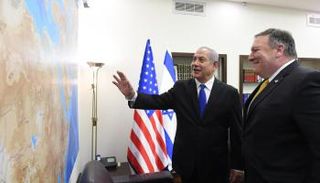 نتنياهو ووزير الخارجية الأمريكي بومبيو - أرشيفية