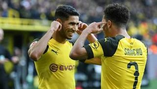 حكيمي وسانشو 