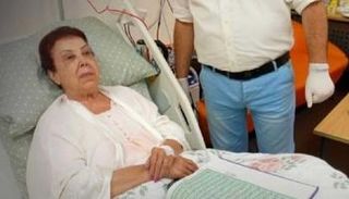 الفنانة رجاء الجداوي في المستشفى 