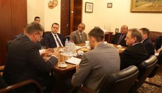 وزير الخارجية الليبي عبدالهادي الحويج في موسكو - أرشيفية