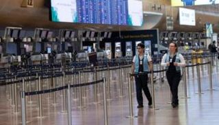  مطار أرلاندا بعد تعليق الرحلات الجوية في ستوكهولم بالسويد 