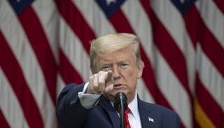 الرئيس الأمريكي دونالد ترامب