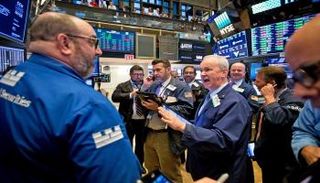 متعاملون في بورصة نيويورك