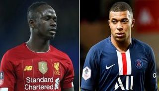 كليان مبابي وساديو ماني