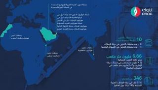 إينوك تمتلك وتشغل 346 خزانا للنفط حول العالم
