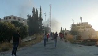 جانب من المواجهات في أبو ديس