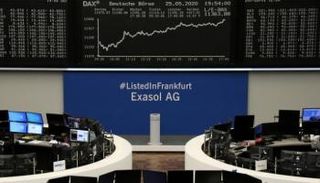 مؤشر أسعار الأسهم الألماني DAX في بورصة فرانكفورت - رويترز