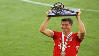 روبرت ليفاندوفسكي مهاجم بايرن ميونيخ الألماني