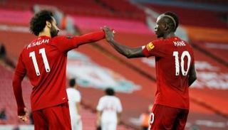 محمد صلاح وساديو ماني ثنائي ليفربول