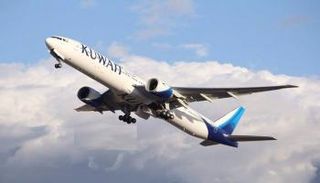 طائرة تابعة للخطوط الجوية الكويتية