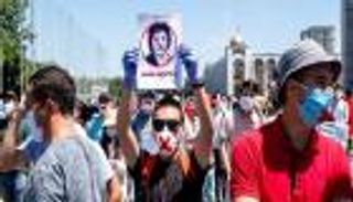 تظاهرة ضد قانون "ينتهك حرية الصحافة" في قرغيزستان