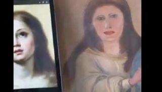 الترميم الفاشل غيّر معالم الصورة بشكل كبير