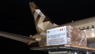 مساعدات الإمارات بلغت حوالي ألف طن حتى الآن