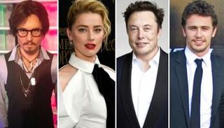 جيمس فرانكو وإيلون ماسك وآمبر هيرد وجوني ديب